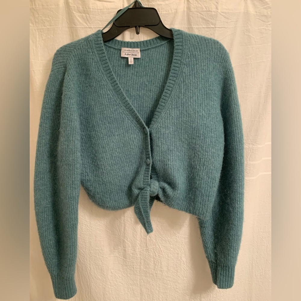 Alpaca blend cropped sweater